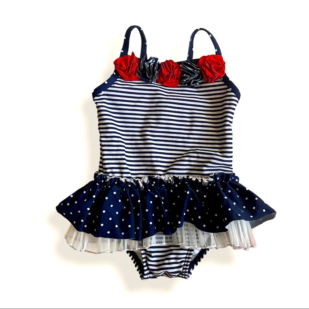 Little Me Baby Girl One-Piece Skirted Swimsuit